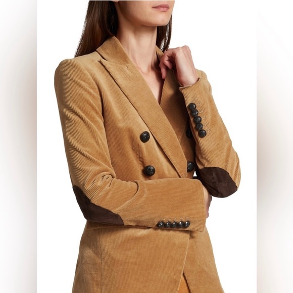 Veronica Beard Miller Corduroy Dickey Jacket in Khaki Size 18 - Picture 10 of 13